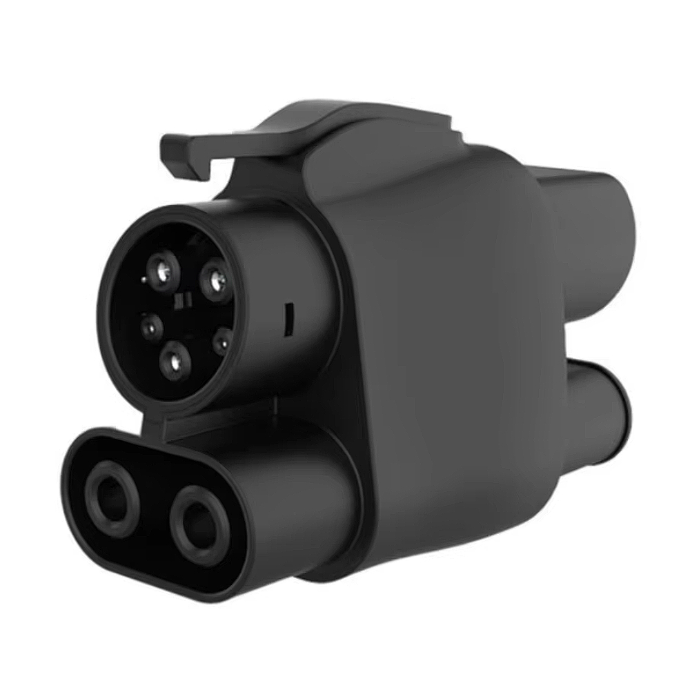 Ccs2 To Ccs1 Fast Charge Adapter 250Kw - محول شحن السيارات الكهربائية من CCS2