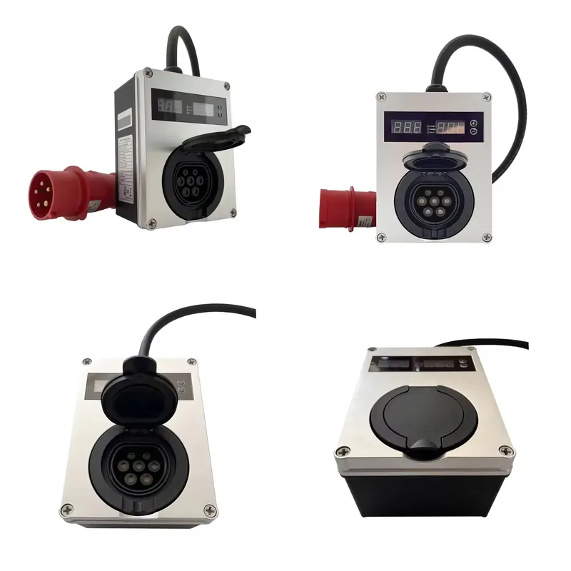 Portable Ev Charger 32A Type 2 Cee Plug - شاحن سيارة كهربائية ذكي صغير 16