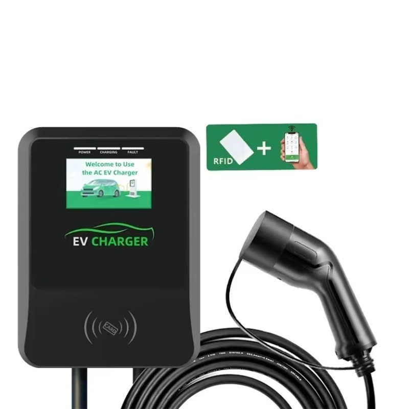 22Kw Wallbox Type 2 Ocpp Rfid - محطة شحن السيارات الكهربائية Wallbox بقدرة