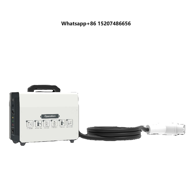 شاحن متنقل للسيارات الكهربائية - مراجعة Portable Dc Fast Charger 20Kw Ccs2 وسعره