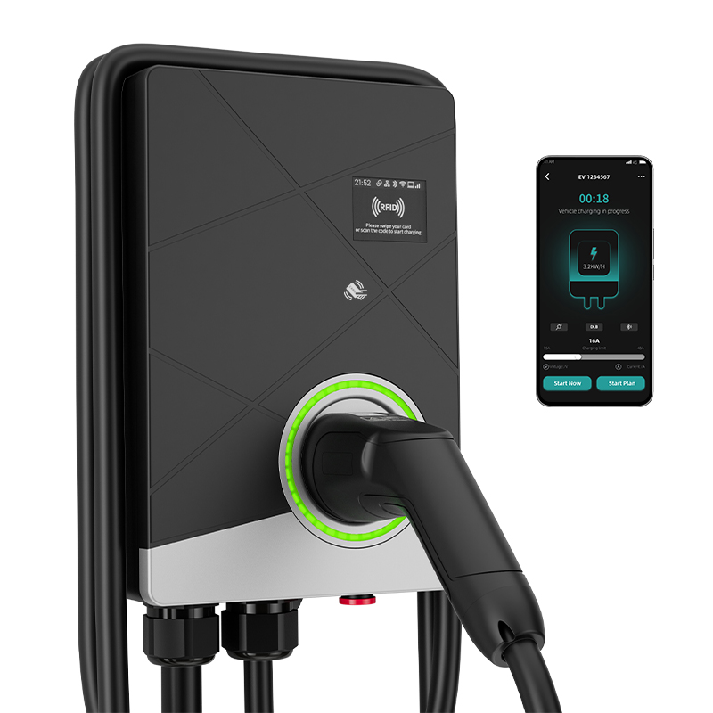 شاحن سيارات كهربائية ذكي ثلاثي - مراجعة 22Kw Wallbox Type 2 Ocpp Rfid وسعره