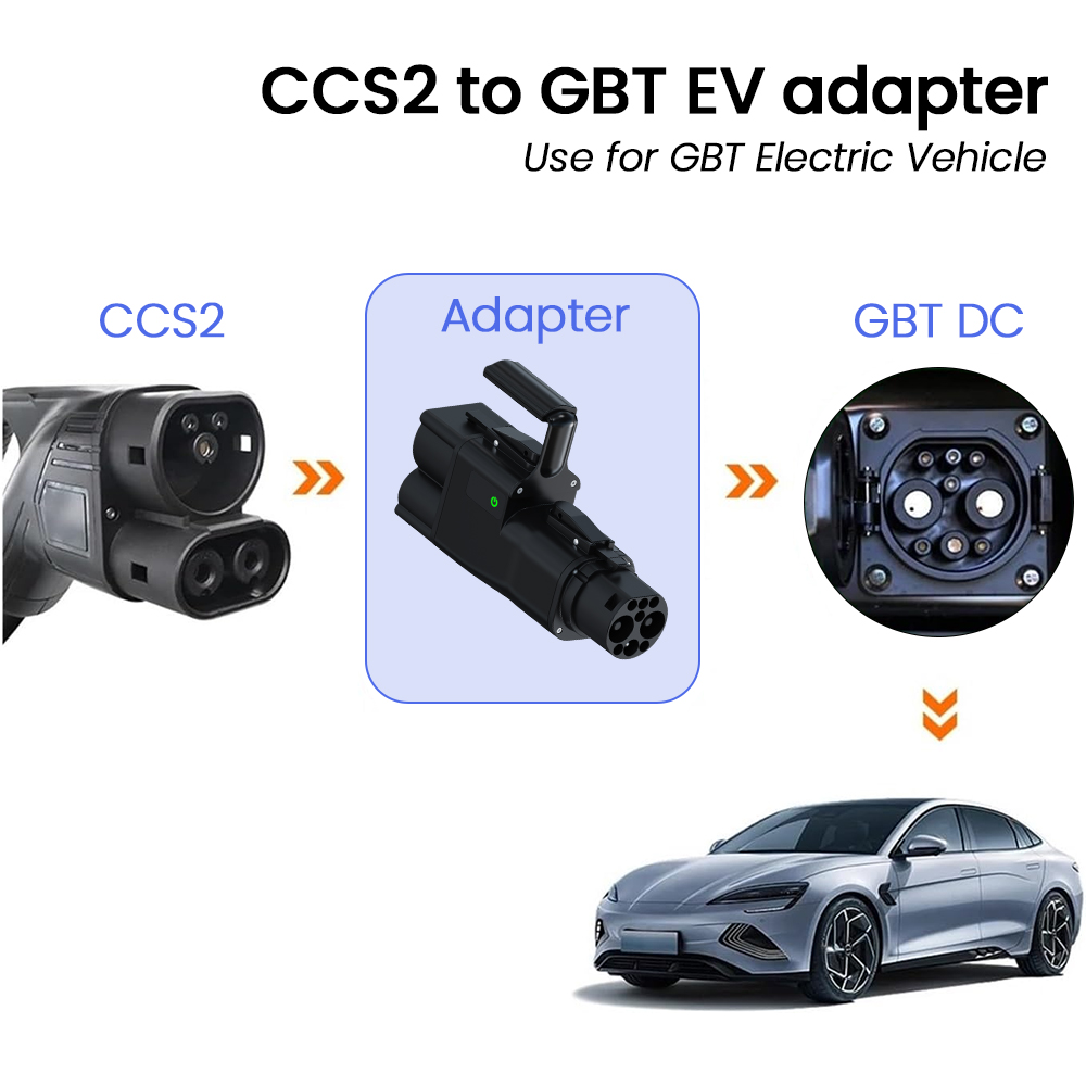 محول CCS2 إلى GB و T EV ، EVSE - مراجعة Gb/T To Ccs2 200A Fast Charging Adapter وسعره