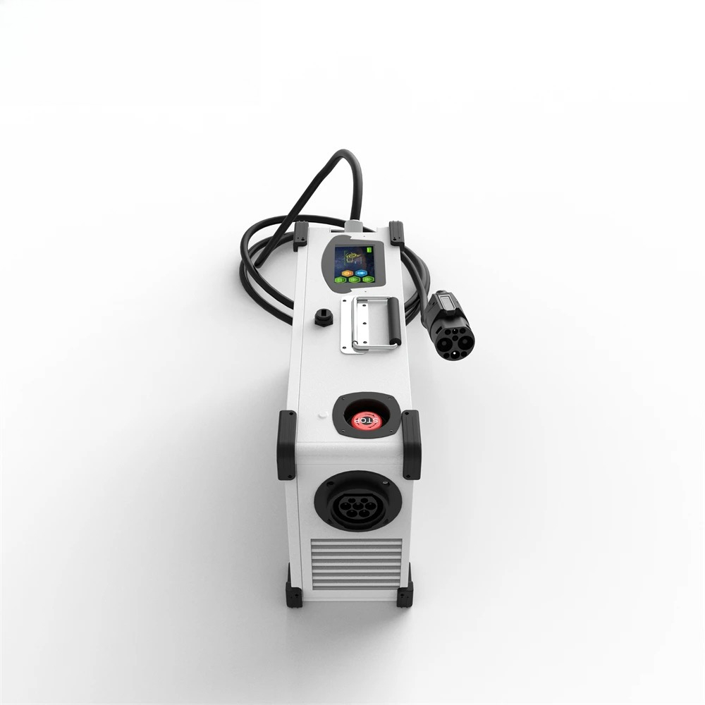 شاحن سريع محمول للسيارات الكهر - مراجعة Portable Dc Fast Charger 20Kw Ccs2 وسعره