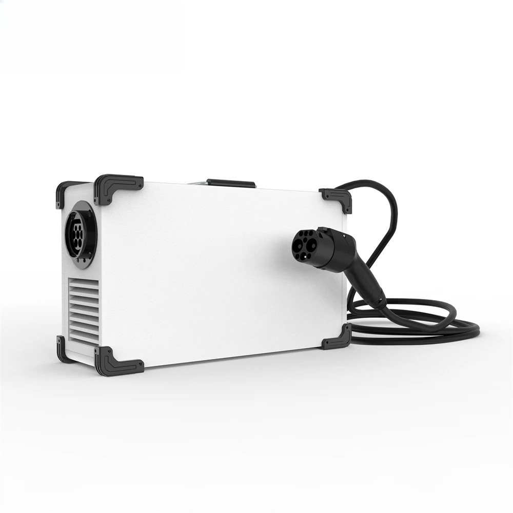 شاحن سريع محمول للسيارات الكهر - مراجعة Portable Dc Fast Charger 20Kw Ccs2 وسعره