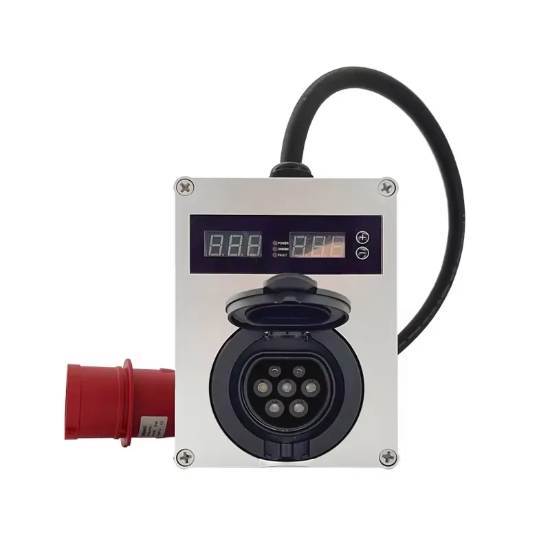 شاحن سيارة كهربائية ذكي صغير 1 - مراجعة Portable Ev Charger 32A Type 2 Cee Plug وسعره