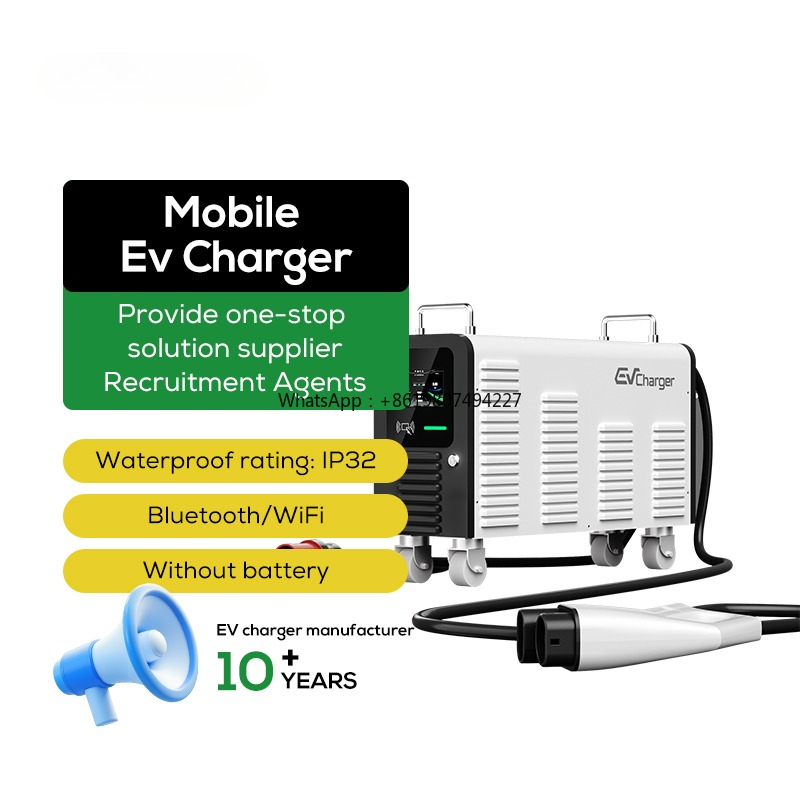 محطات شحن السيارات الكهربائية  - مراجعة Portable Dc Fast Charger 20Kw Ccs2 وسعره