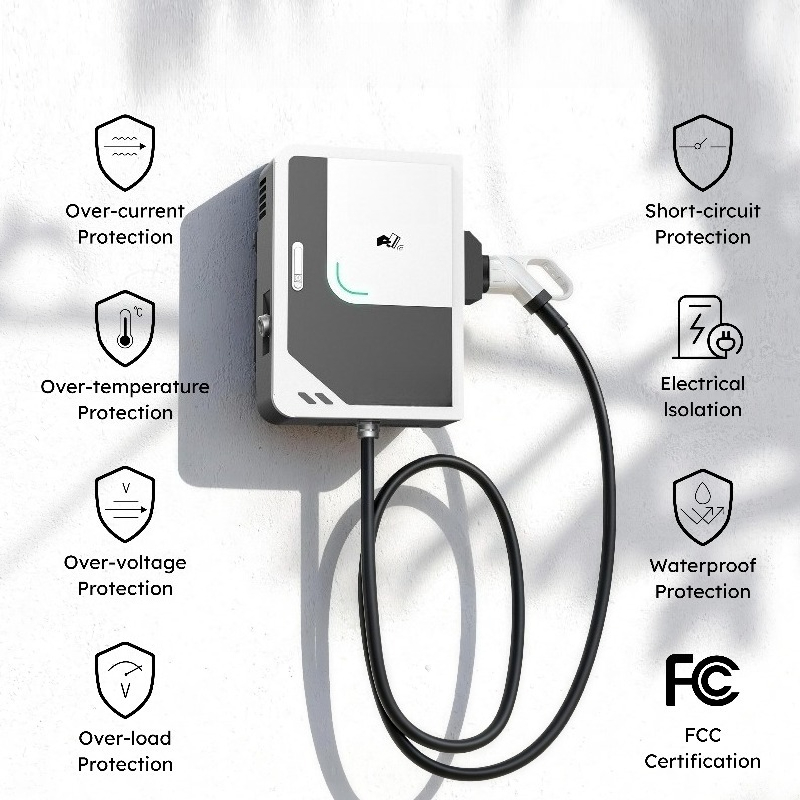 شاحن سيارات كهربائية ذكي جديد  - مراجعة Dc Fast Charger 30Kw Wallbox Commercial وسعره