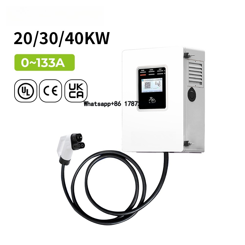 شاحن سيارات كهربائية سريع تجار - مراجعة Dc Fast Charger 30Kw Wallbox Commercial وسعره